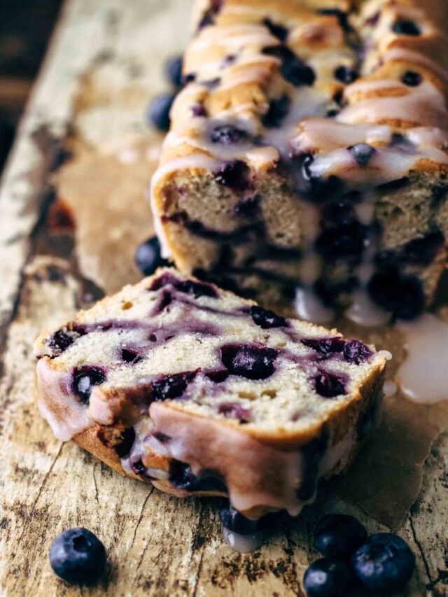 Blueberry bread serving suggestions.